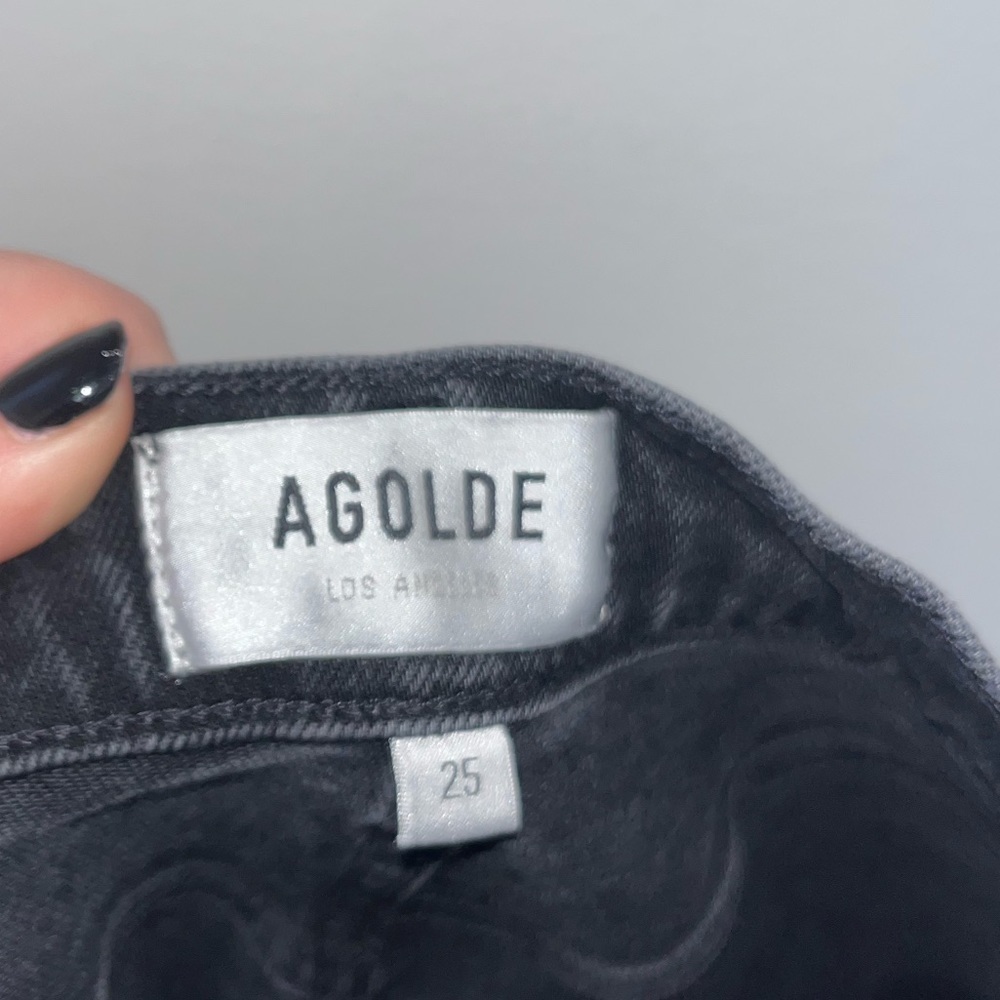 AGOLDE Riley High Rise Straight Crop in Panoramic Size 25 - Picture 10 of 11